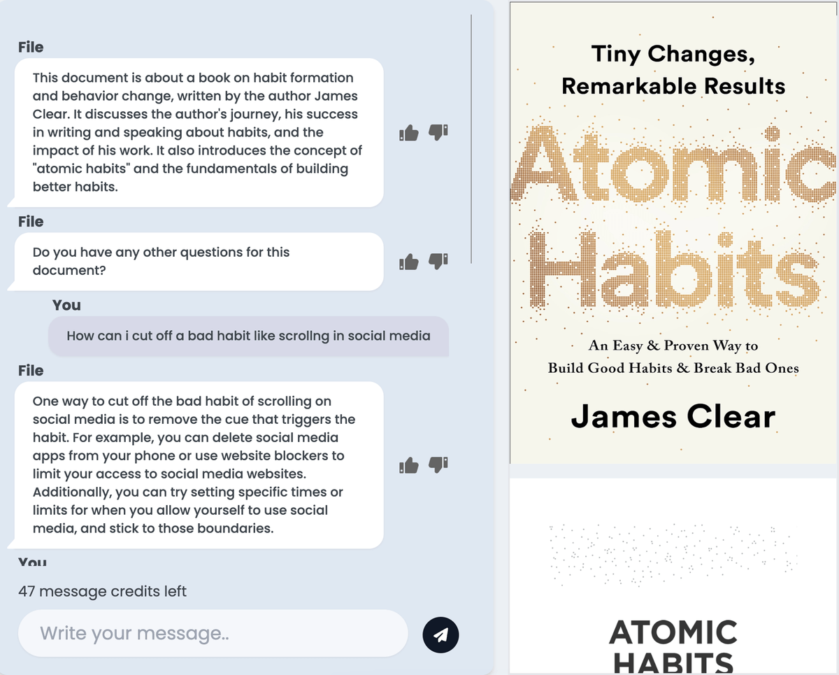 Conversation page