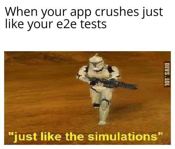 When you ignore end-to-end tests